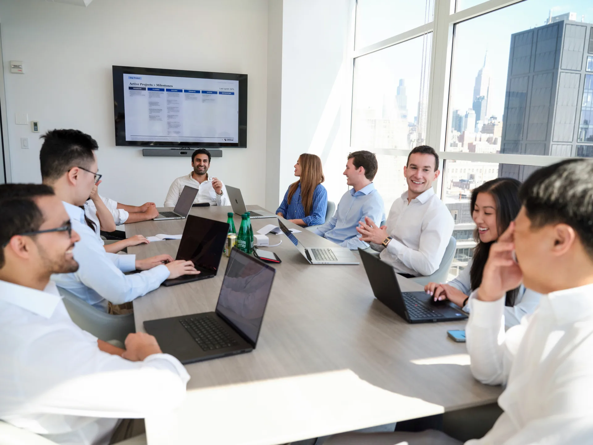 OffDeal team meeting in the New York office