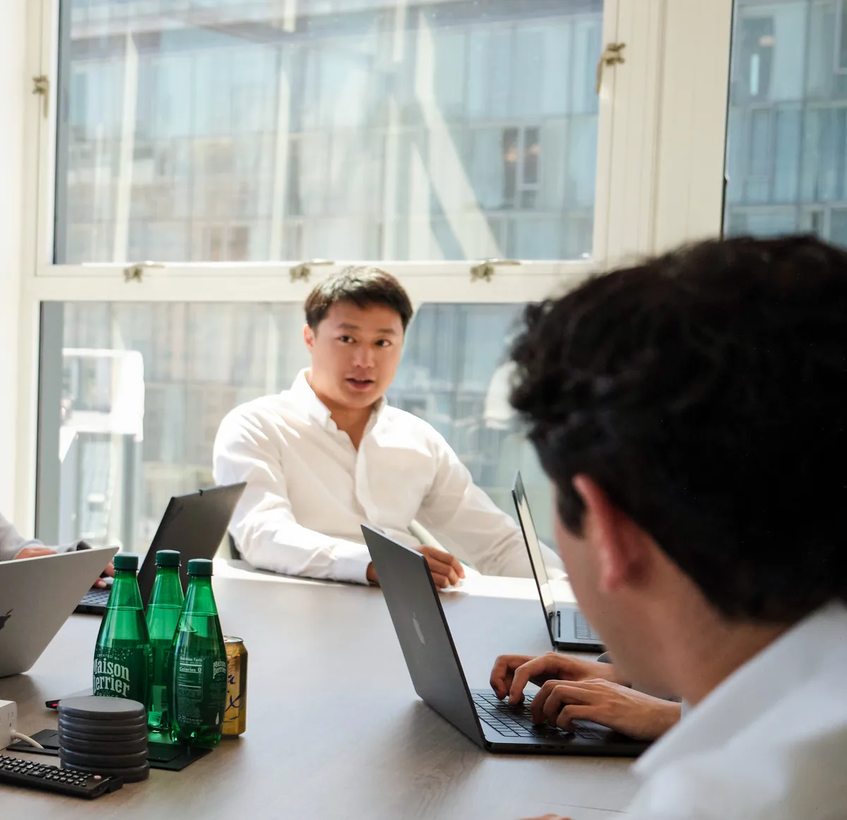 OffDeal team members in a meeting at the New York office